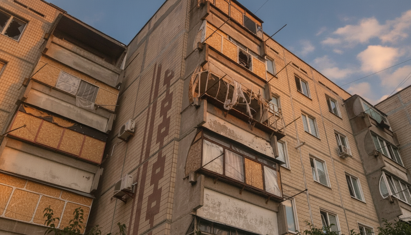 Russian Strikes on Dnipropetrovsk Region: One Woman Killed, Nine Wounded