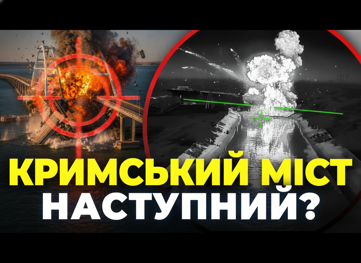 Знищений міст у Криму