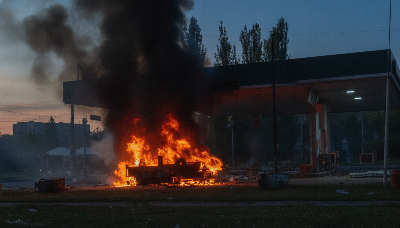 Deadly Strike Near Sumy: Trolleybus Driver Killed, Three Wounded at Gas Station