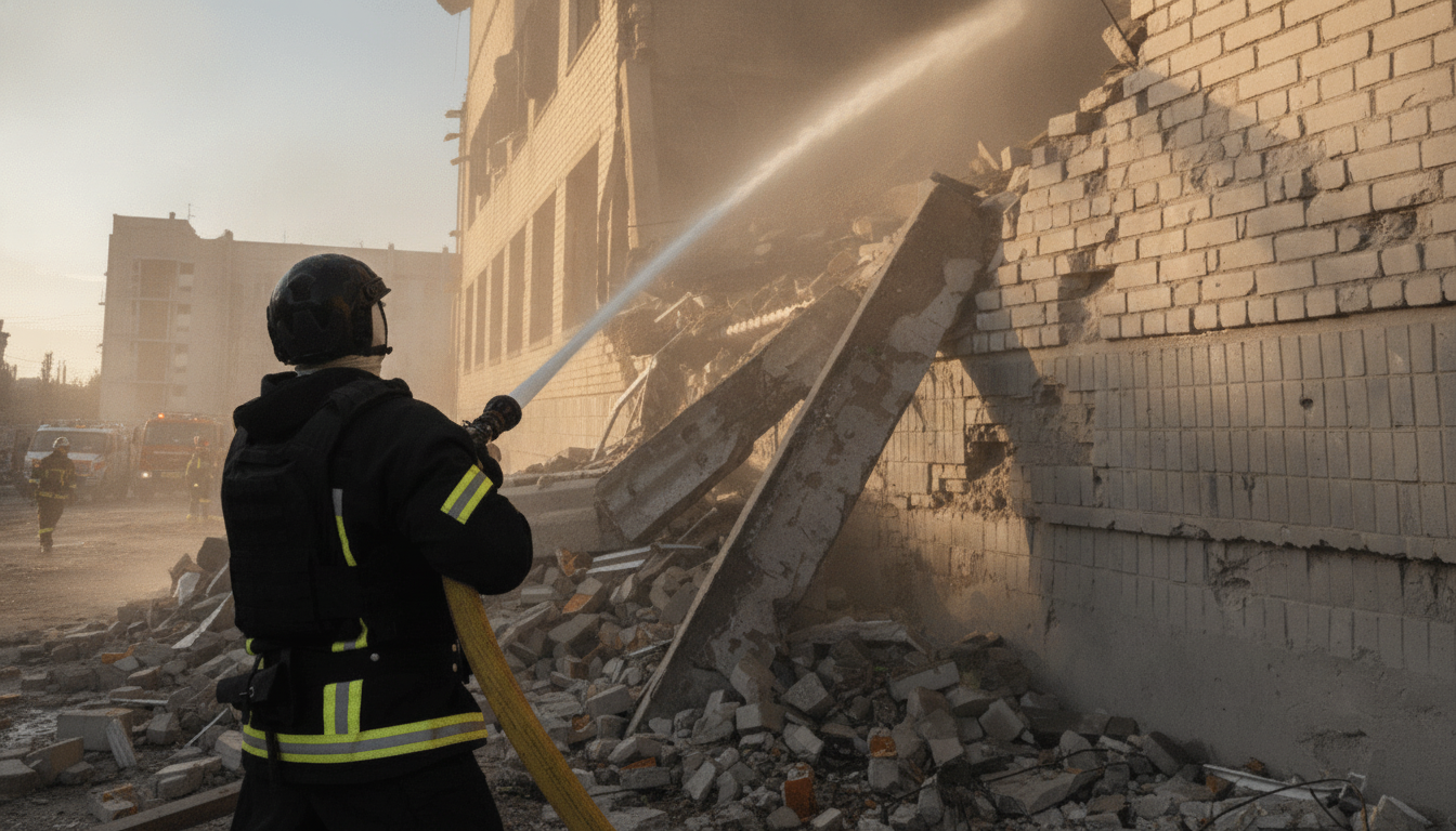 Russian Strike Hits Konotop Cinema: Pedestrians Among the Wounded