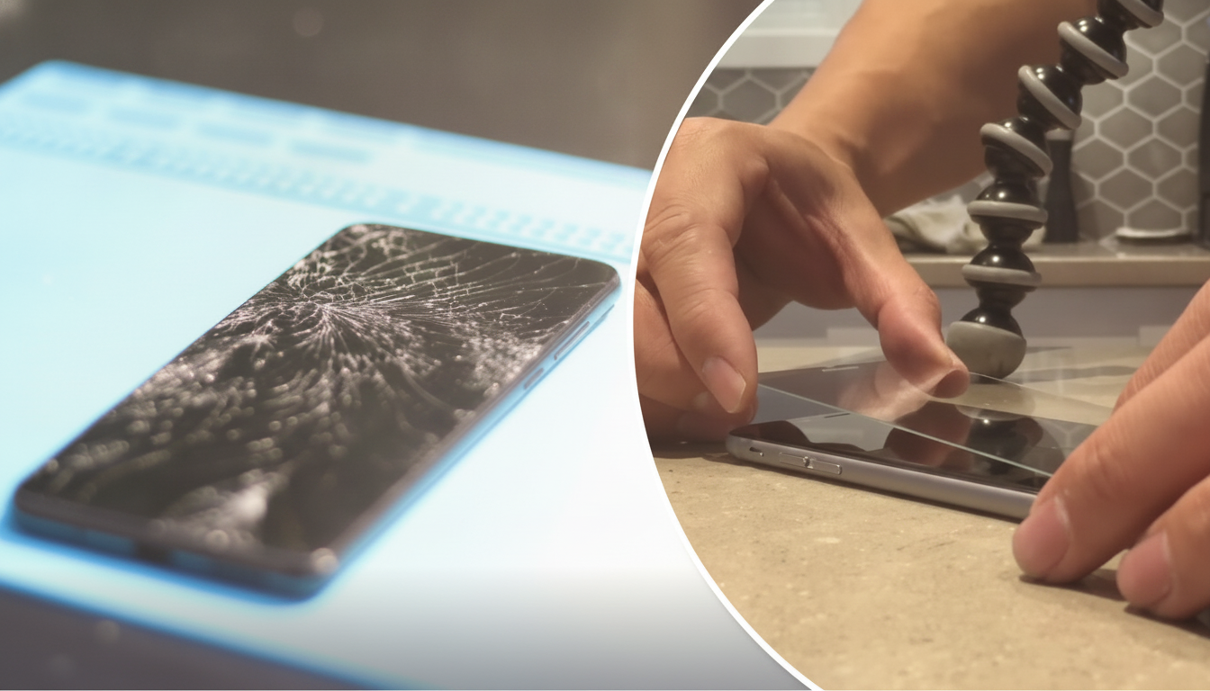 Screen without protective film
