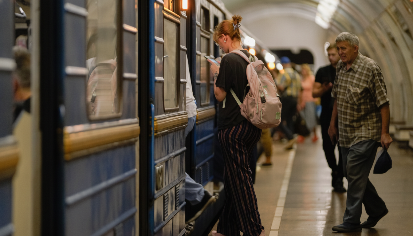 Kijowskie metro nie udostępnia wagonów na nocne schrony – decyzja podyktowana bezpieczeństwem