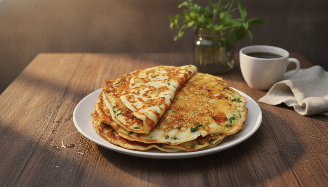 Käse-Pfannkuchen mit Kefir: Das perfekte Frühstück in nur 30 Minuten
