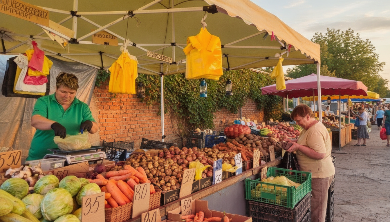 Summer Vegetable Season Sparks a Customer Comeback at Odesa’s Cheryomushki Market