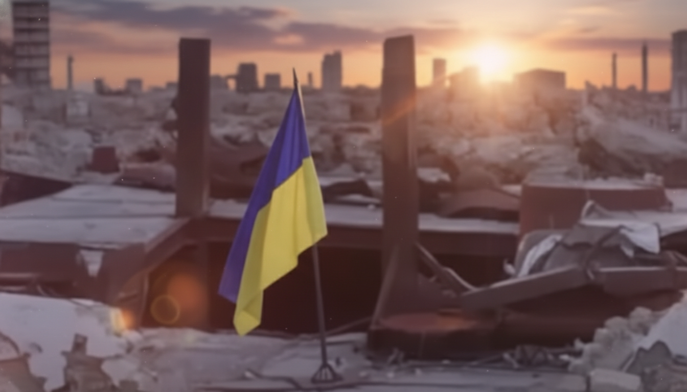 Прапор України на Кинбурнській косі