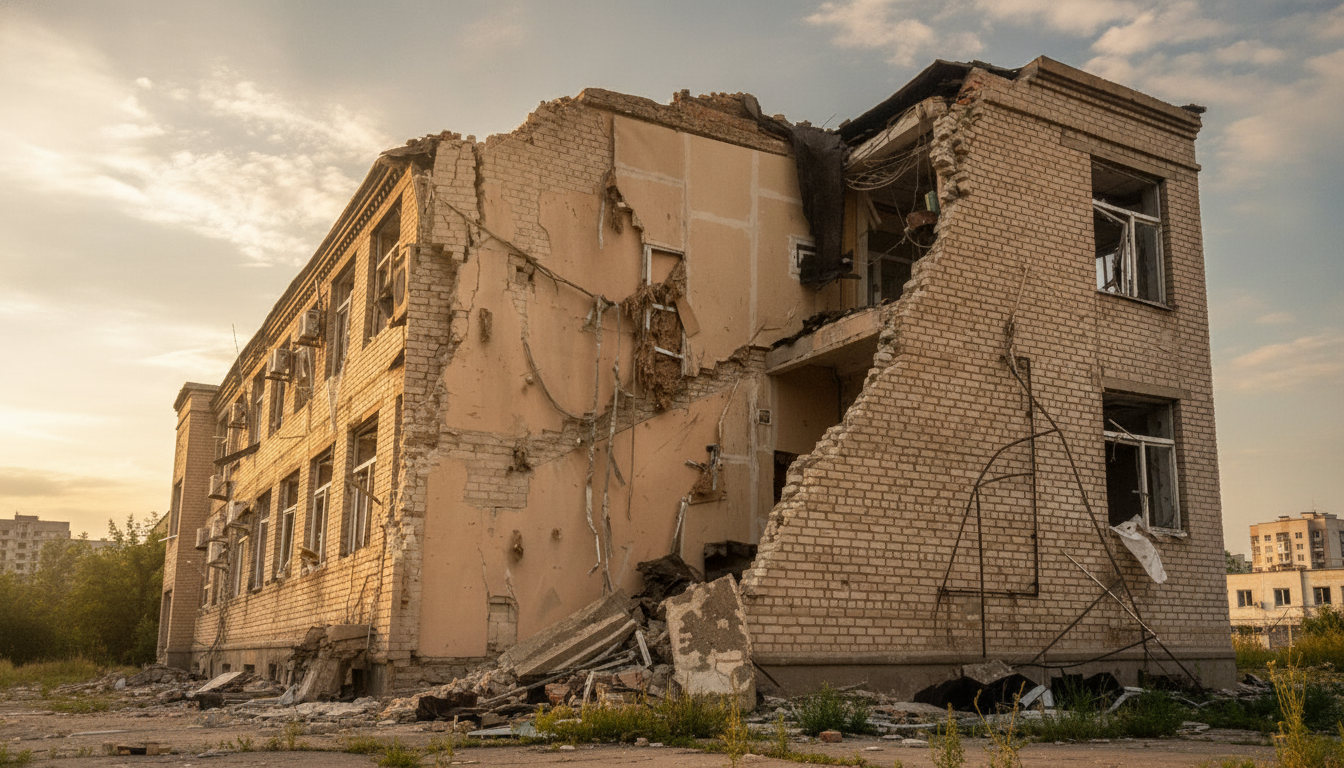 One Dead and Four Wounded in Russian Airstrike on Druzhkivka