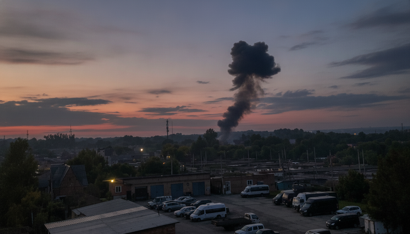 Drone attack on Azot plant in Russia