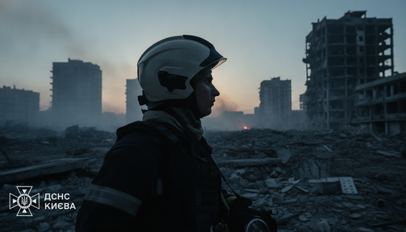 Kyiv and Sumy Come Under Russian Attack, Leaving Civilians Injured and Fires Burning