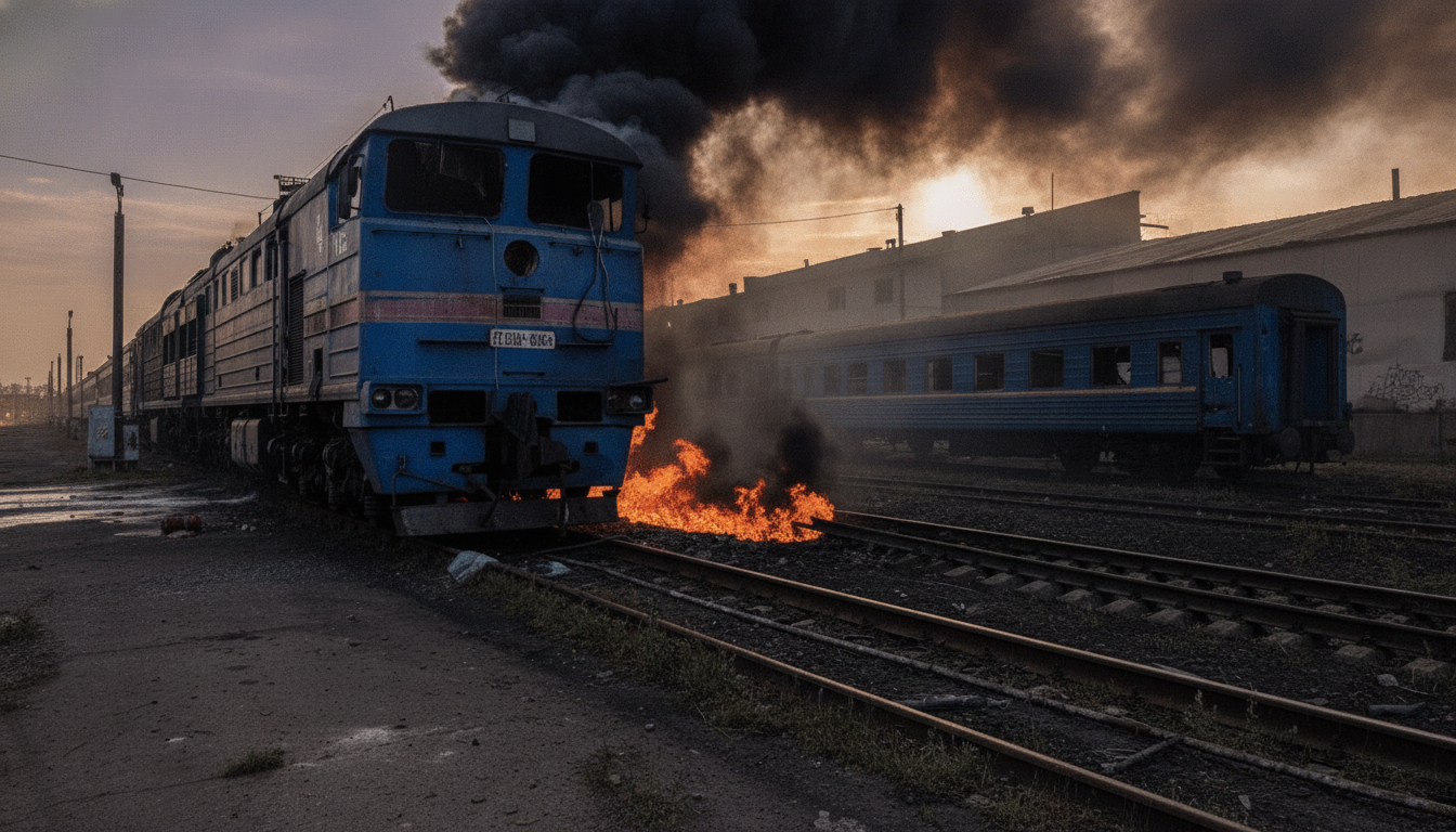 Mehr als 5.500 Angriffe auf die Bahn: Ukraine beziffert Schäden auf Milliardenhöhe