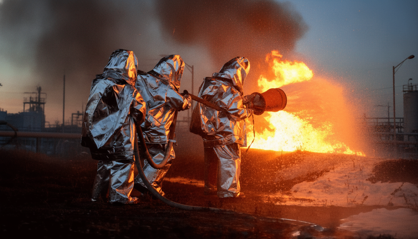 Drohnenangriff auf Kropywnyzkyj: Feuer in Industriebetrieb ausgebrochen