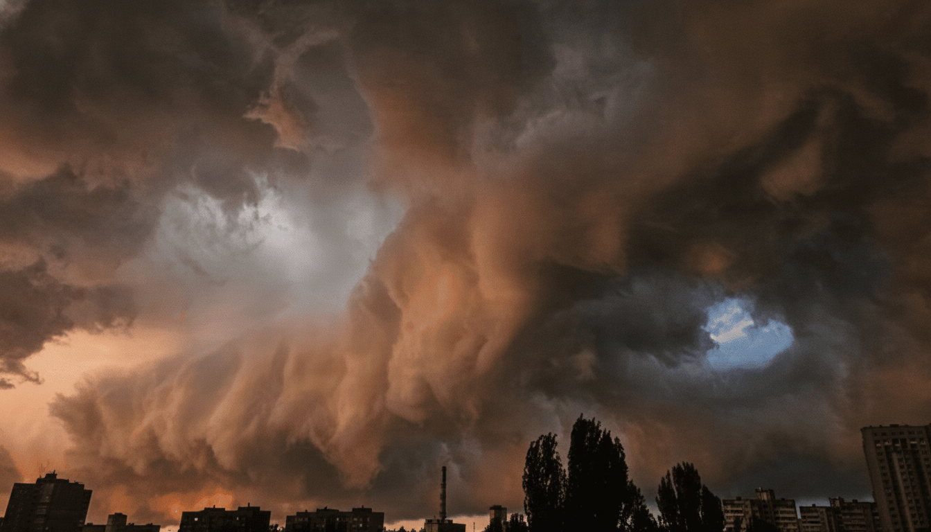 Schweres Unwetter über Kiew: umgestürzte Bäume, Überschwemmungen und Stromausfälle