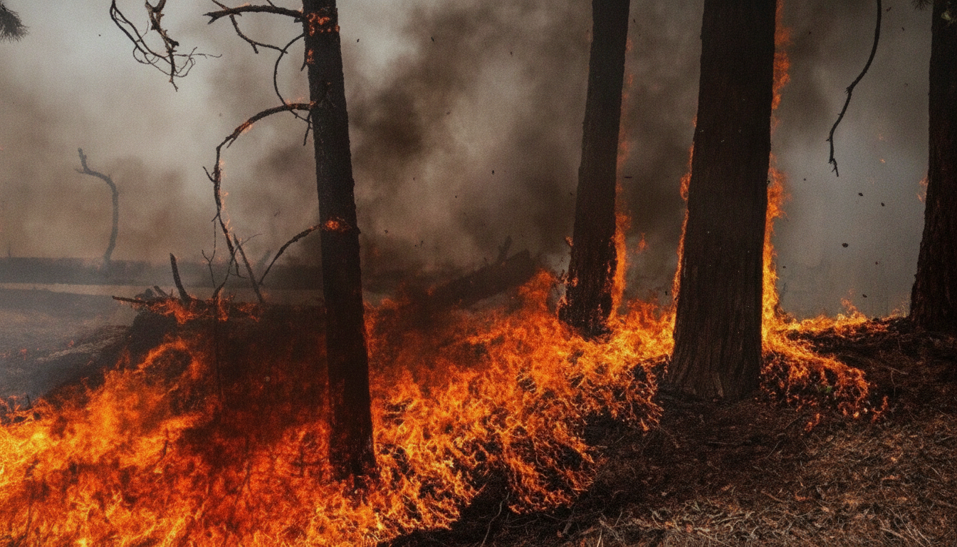 Smoke from Chernobyl Wildfires Blankets Kyiv, Causing a Sharp Drop in Air Quality
