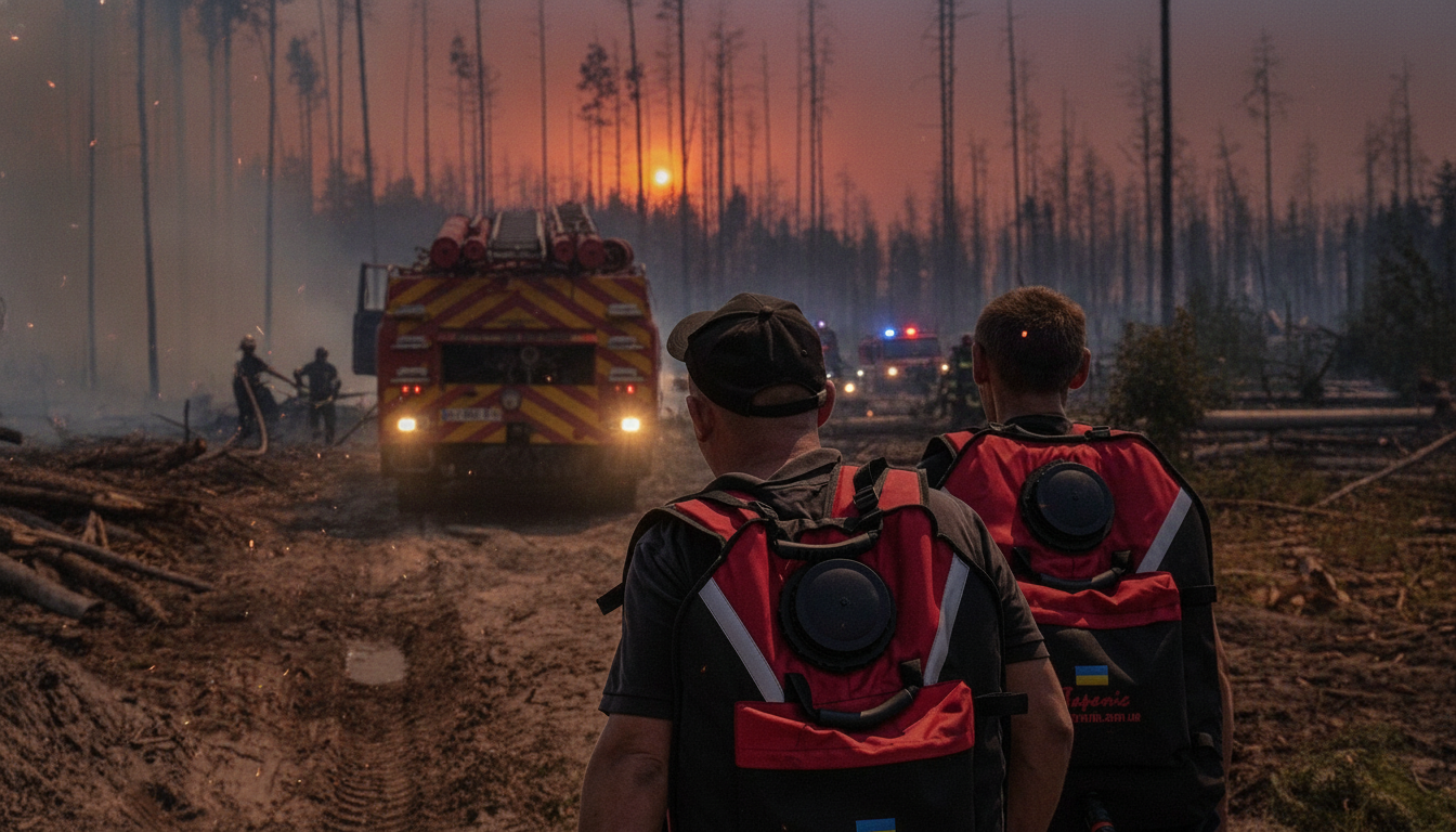 50-Grad-Hitze in Tschernobyl: Feuerwalze frisst sich durch die Sperrzone – über 1000 Hektar in Flammen