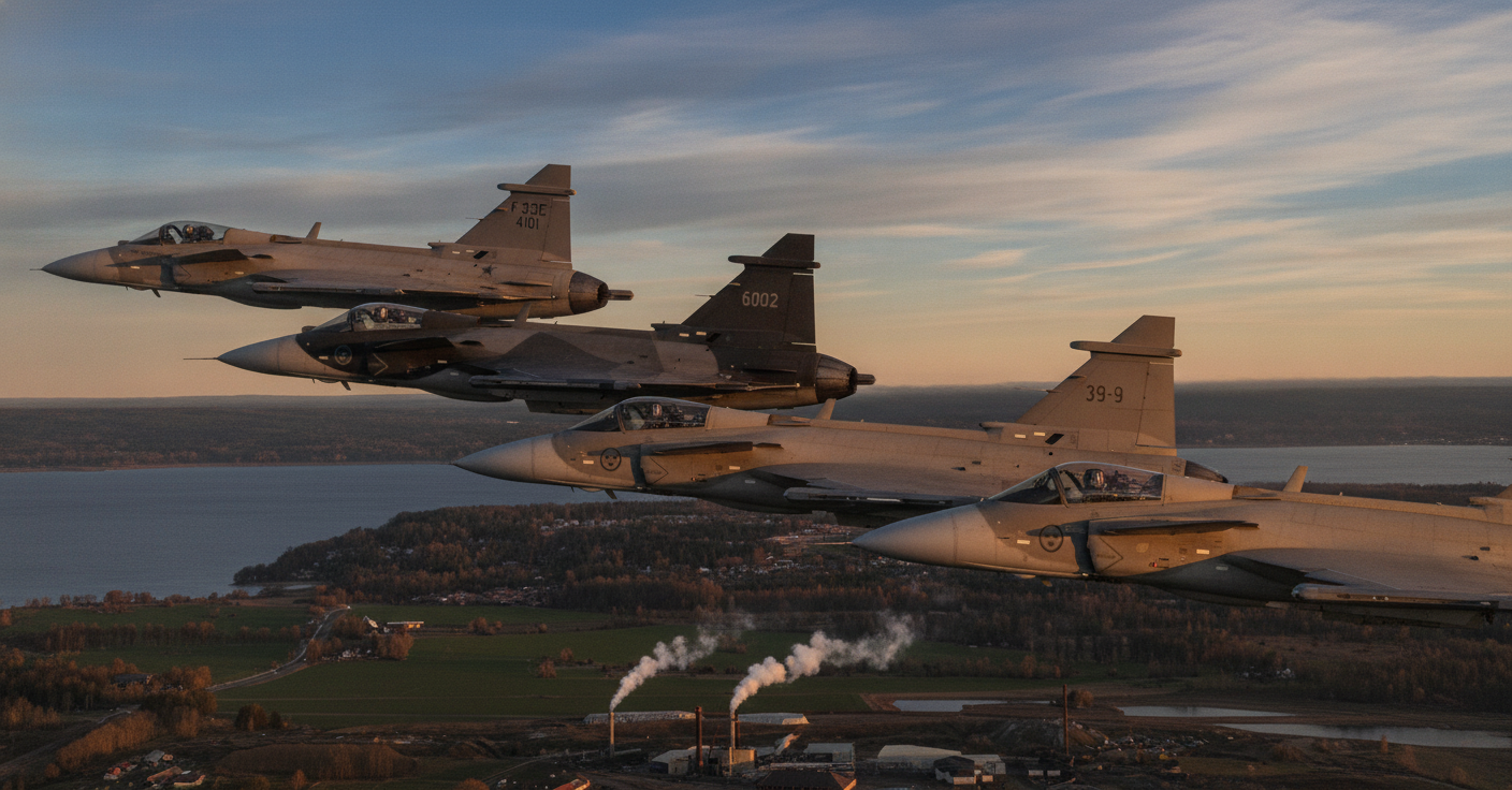 Sweden to Deliver 16 Gripen Jets to Ukraine by Early 2027 Under $2.7 Billion Deal