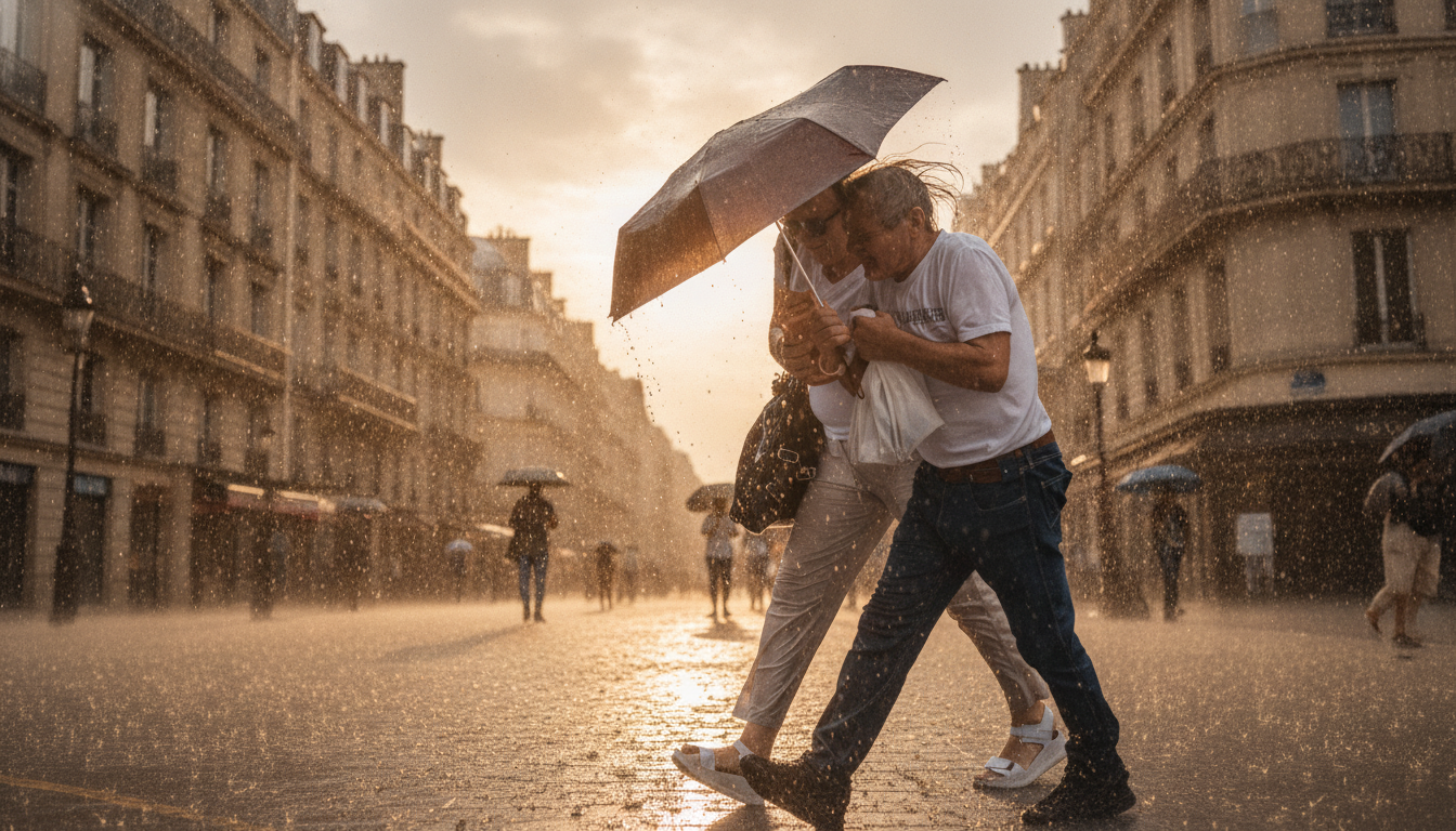 Heat up to 38°C and storms