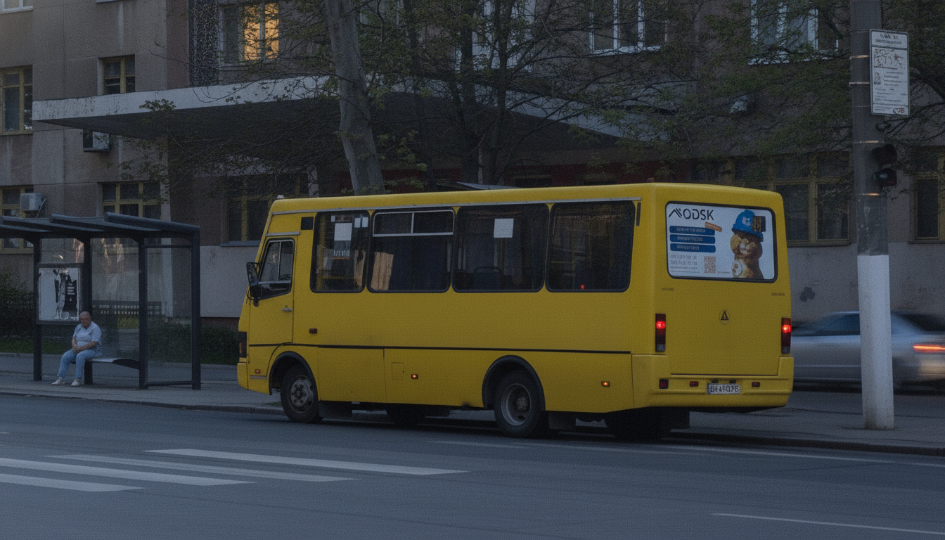 Іржаві маршрутки в Одесі
