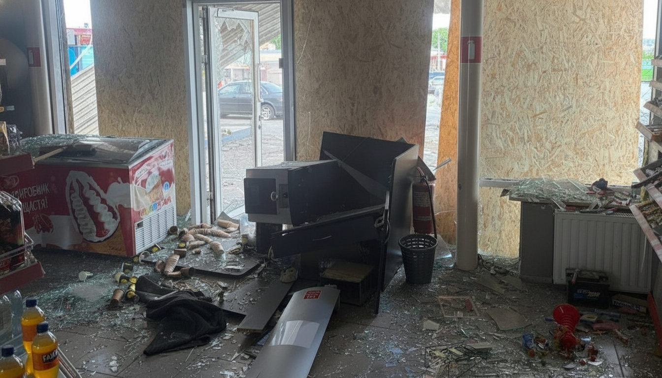Six Wounded, Homes and a Gas Station Damaged in Russian Drone Attack on Kharkiv Region