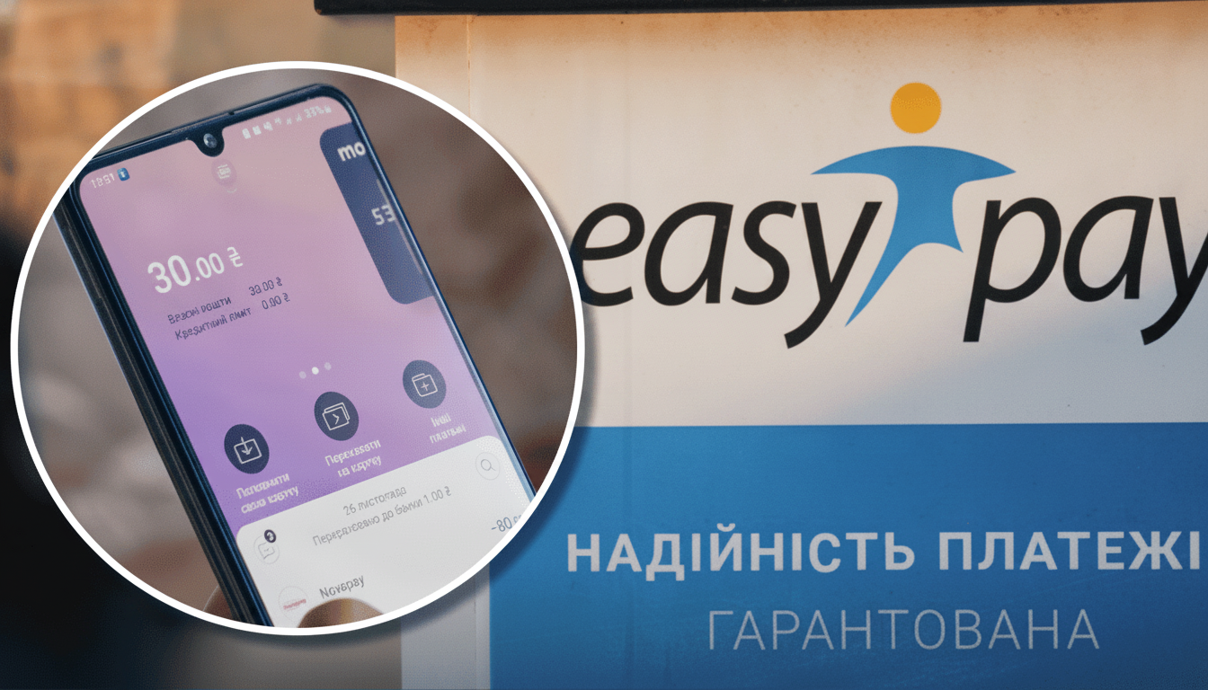 С 1 июля 2026 года monobank вводит плату в 5 гривен за пополнение карт через терминалы EasyPay