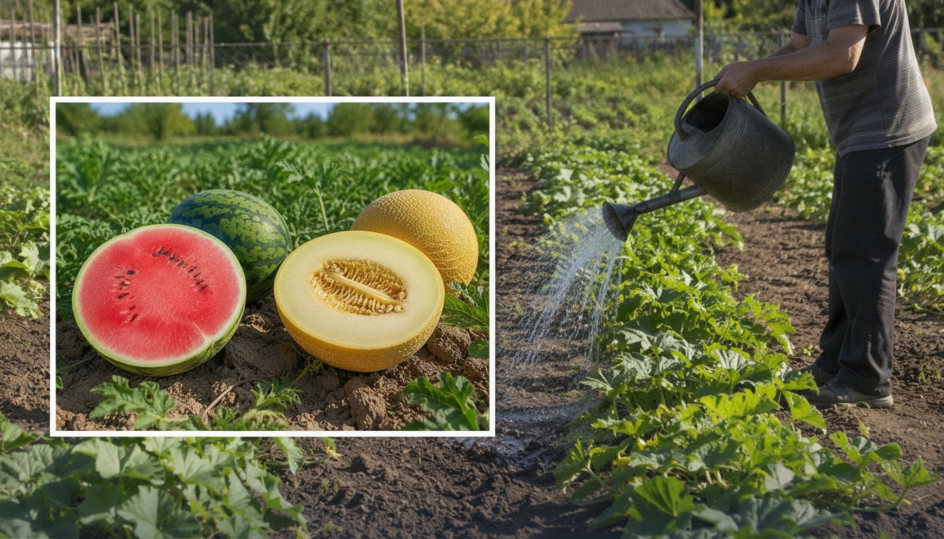 A Clever Irrigation Trick for Watermelons and Melons During Heatwaves: Boosting Your Harvest