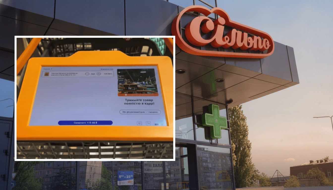 AI shopping cart in Silpo