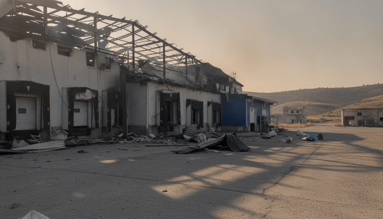 Russian Strike on Zaporizhzhia Meat Plant Forces Production Halt Amid Severe Damage
