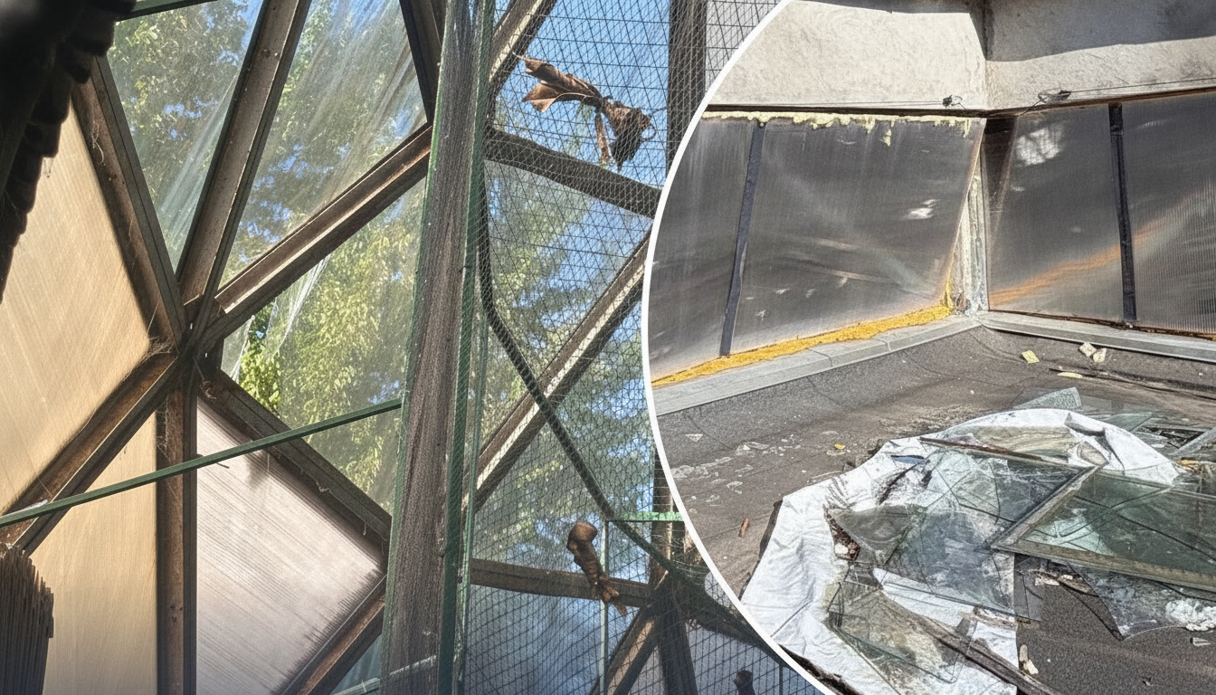 Kiewer Zoo nach Raketenangriff schwer getroffen: Dutzende Scheiben zerstört, Tiere unter Beobachtung