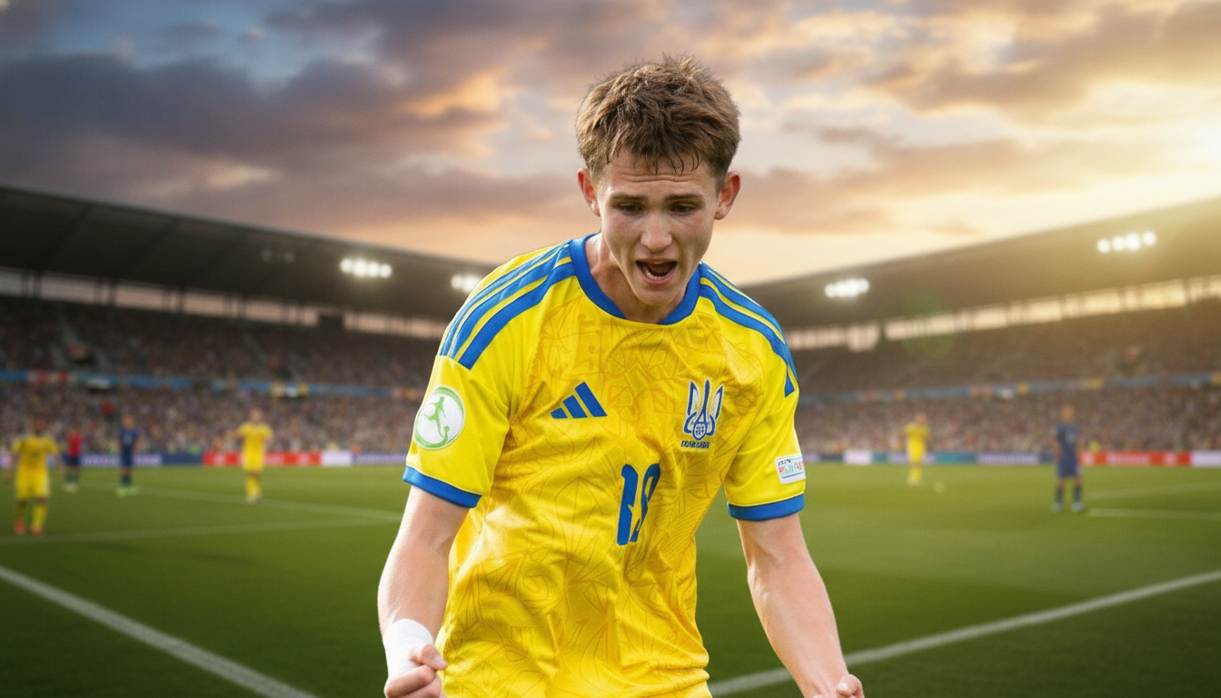 Збірна України U-19 святкує перемогу