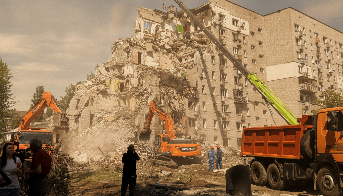 Rośnie liczba ofiar ataku na Kijów: w rejonie Darnickim odnaleziono trzecie ciało
