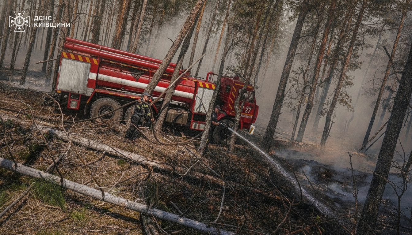 Großbrand im Sperrgebiet von Tschernobyl: Über 200 Einsatzkräfte kämpfen gegen die Flammen