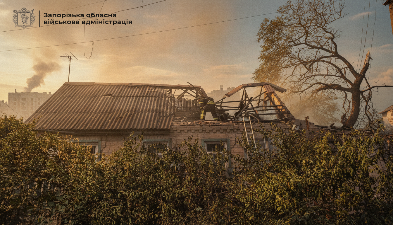 Атака дронів на Запоріжжя