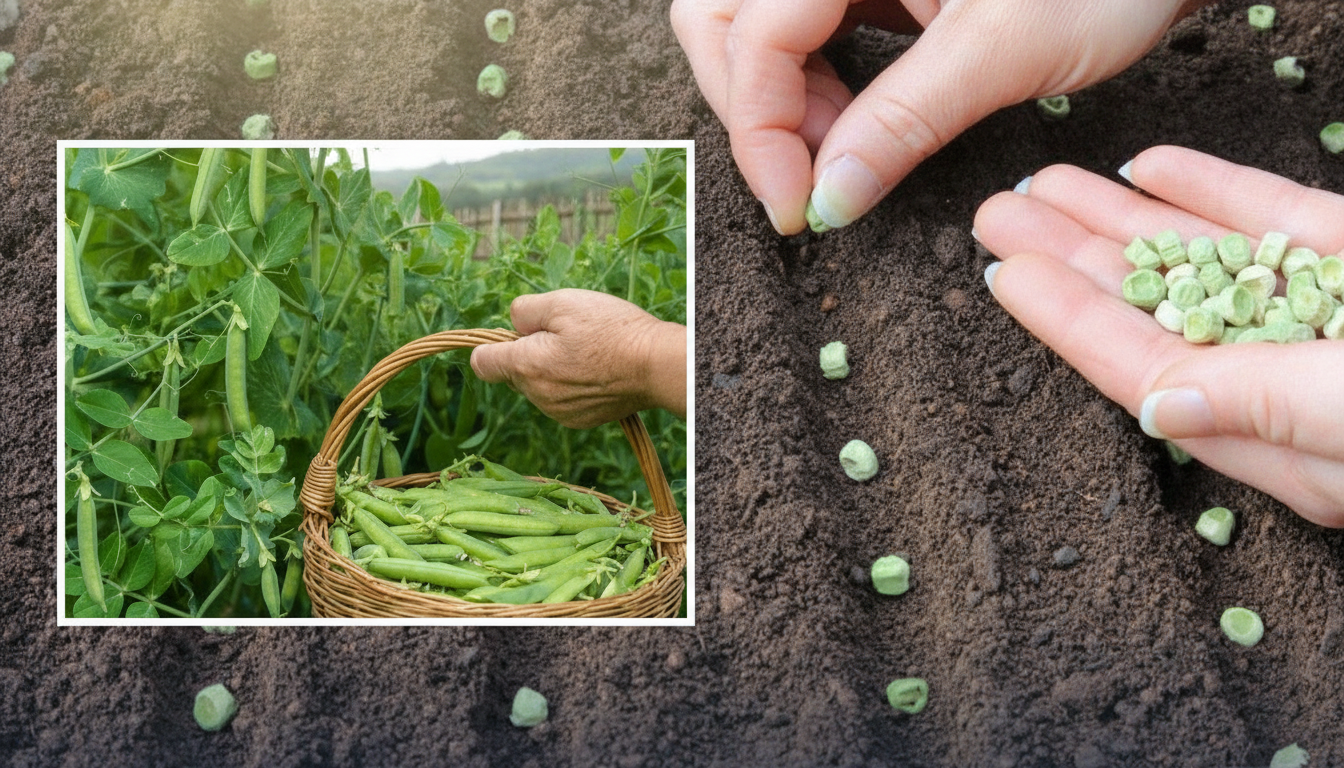 Zweite Ernte im Herbst: Warum der Juli 2026 ideal für die Aussaat von Erbsen ist