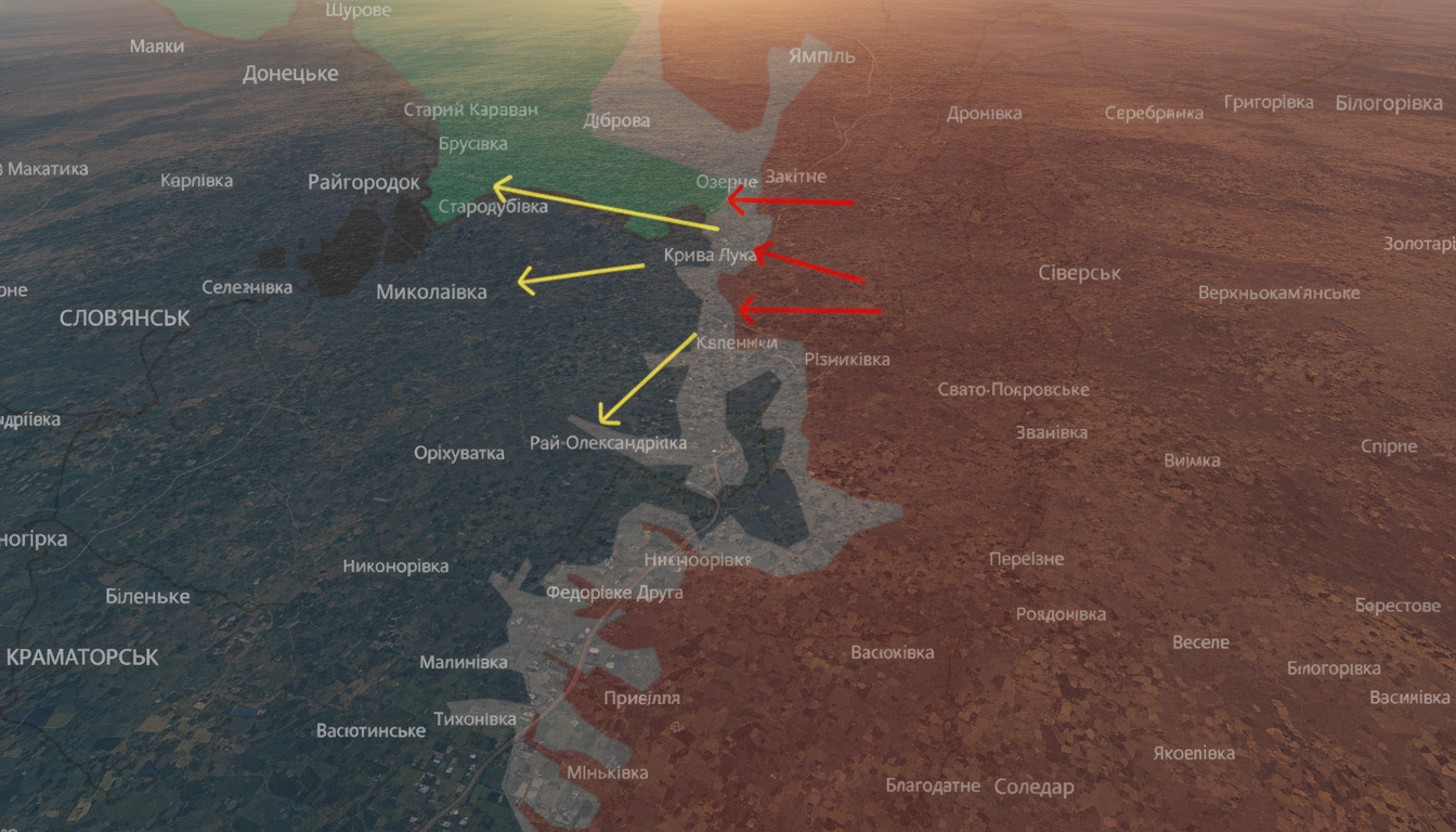 Russian Forces Intensify Assault Near Sloviansk With Fresh Attacks Around Lyman