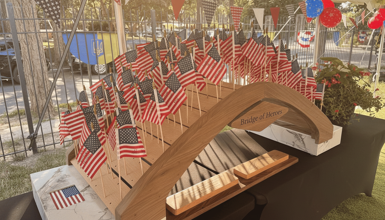 Washington D.C. Unveils 'Bridge of Heroes' Memorial Honoring Americans Who Died Defending Ukraine