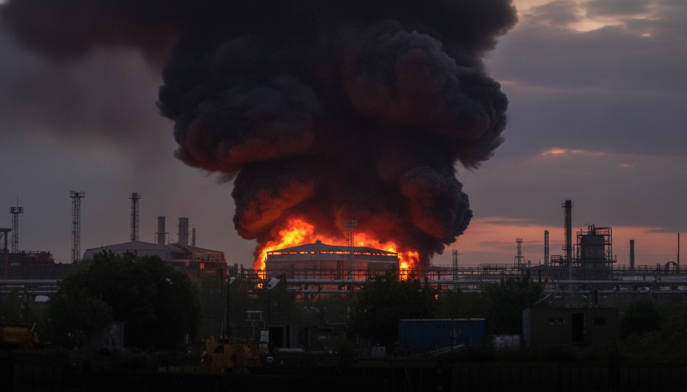 Schwerer Schlag gegen Russland: Ukrainische Drohnen treffen Ölterminal bei Sankt Petersburg und Marinestützpunkt