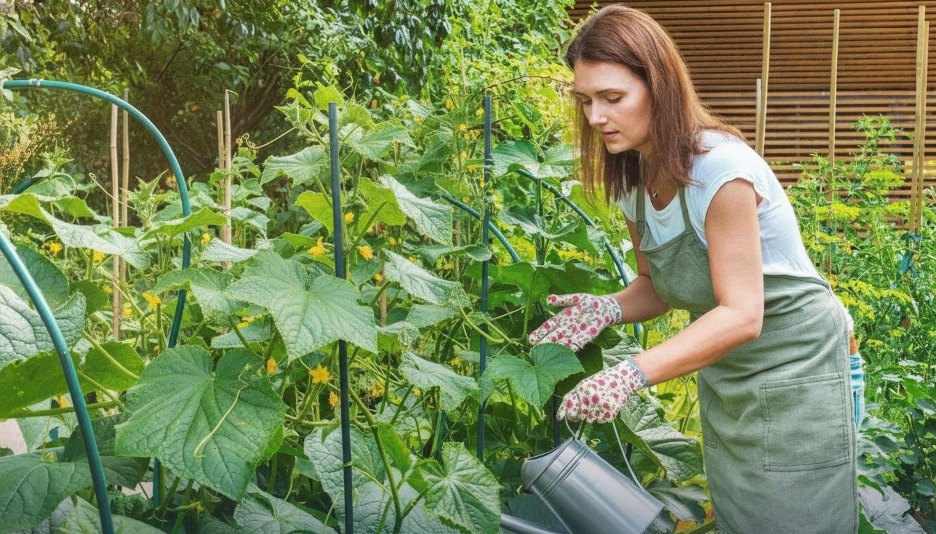 Cucumbers Under Threat from 30°C Heat: Expert Advice for Gardeners