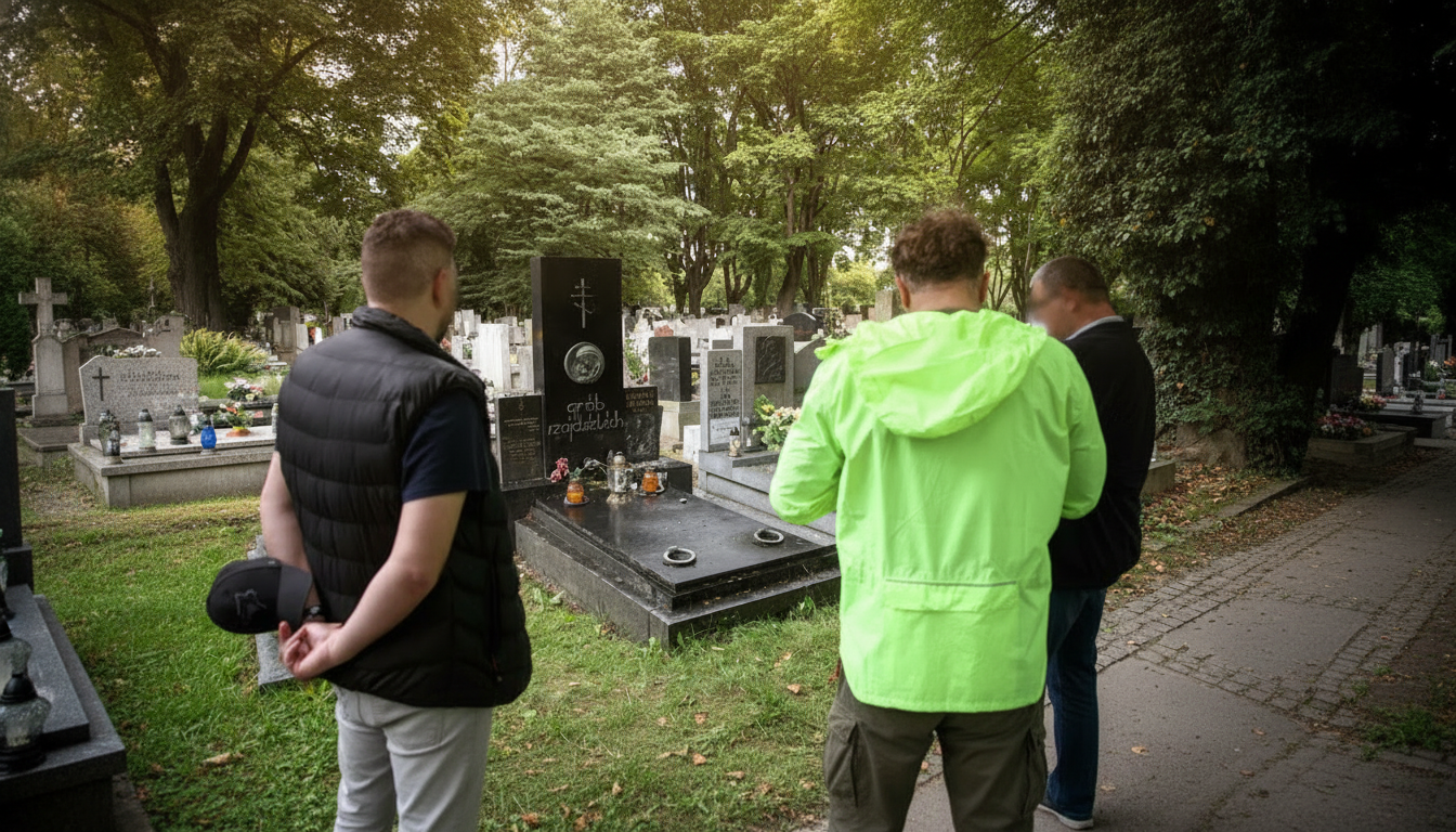 Zniszczenie nagrobka Bohdana Łepkiego w Krakowie: policja ogłasza wstępne ustalenia