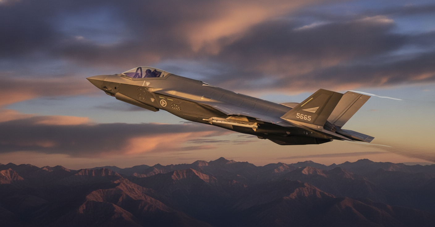 Британський F-35 перехоплює літак