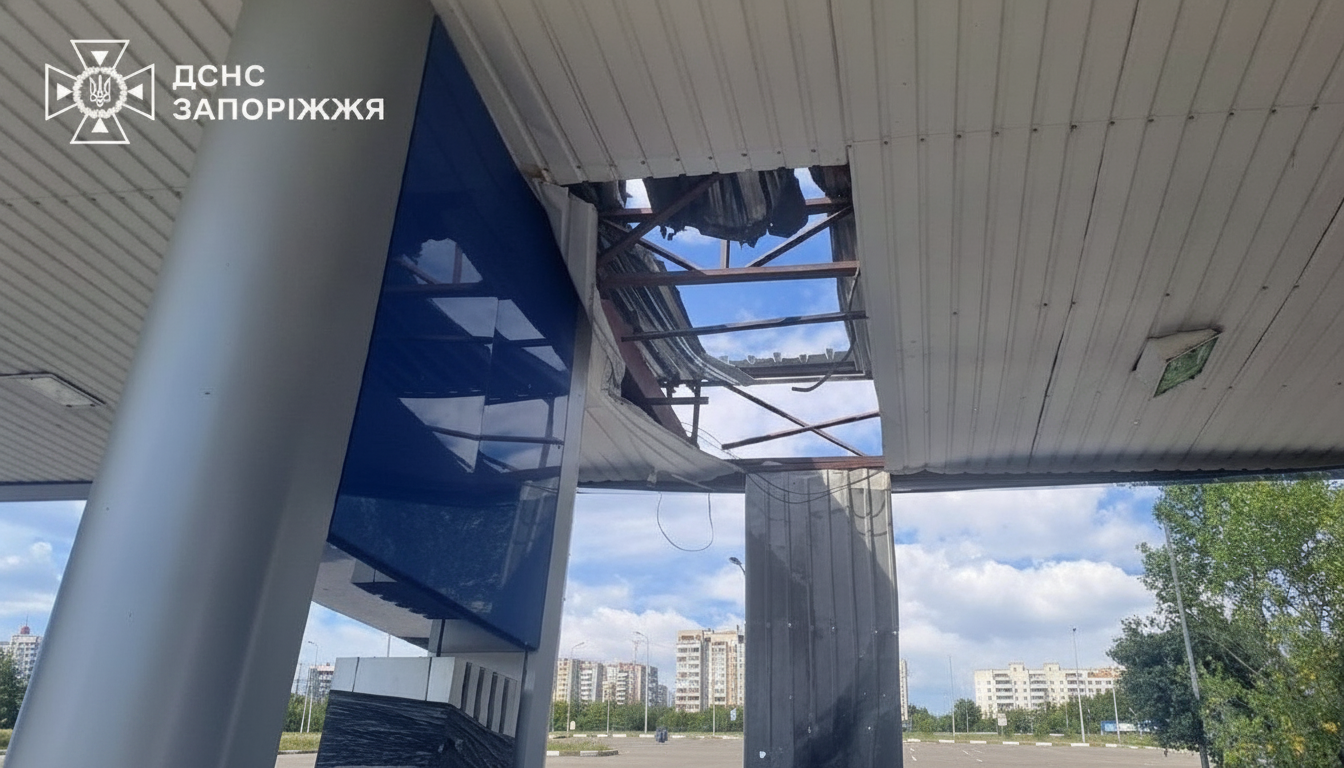 Атака дронів на Запоріжжя