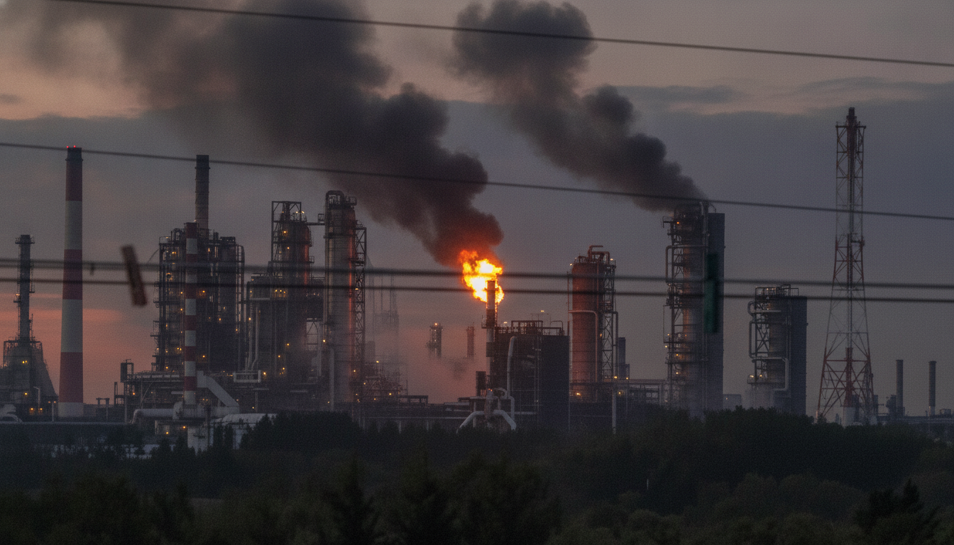 Ukrainian drones halt Russia's largest oil refinery, worsening gasoline shortages
