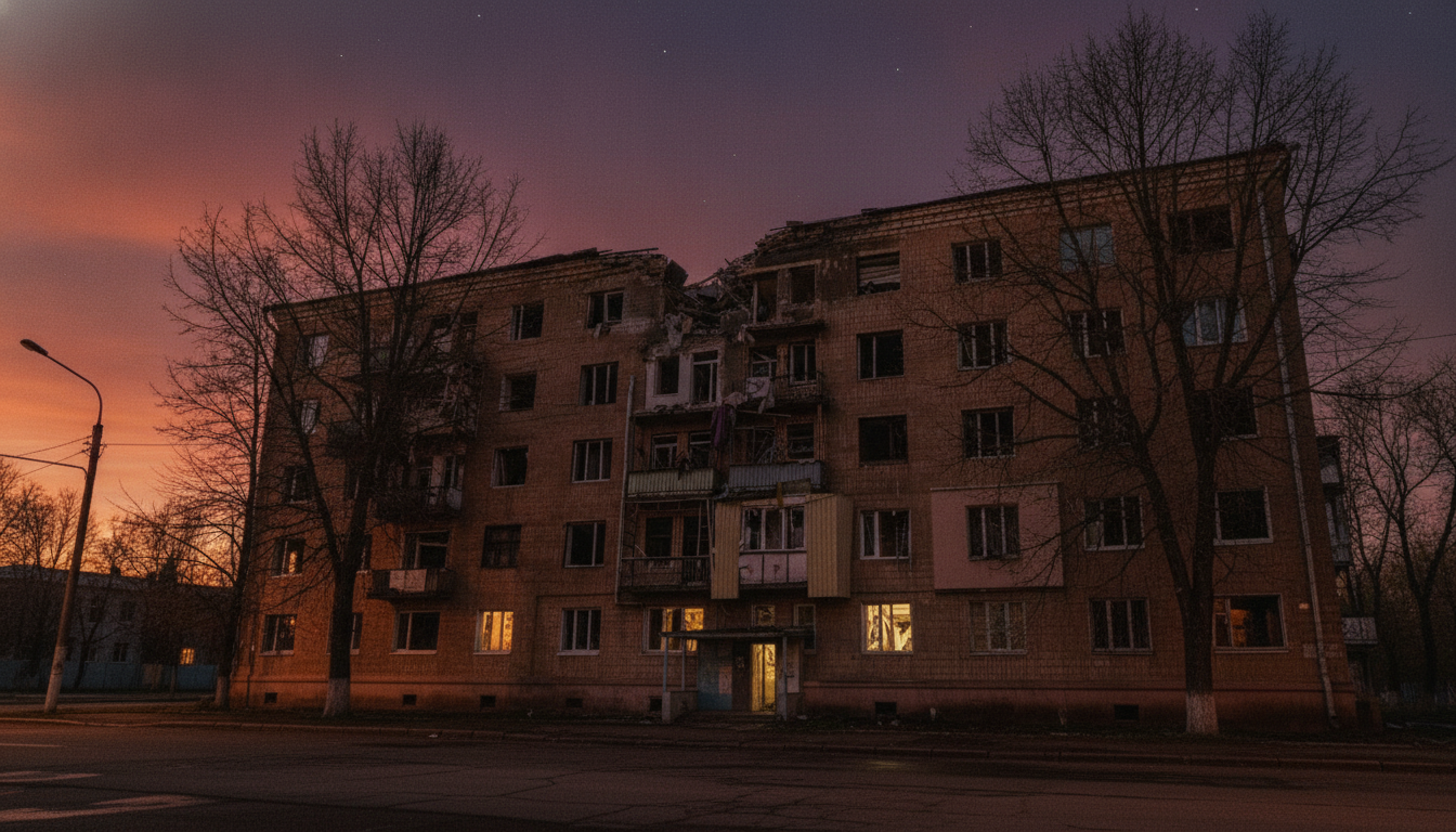 Wohnhaus in Charkiw von russischer Drohne getroffen: Zwei Tote und über 30 Verletzte