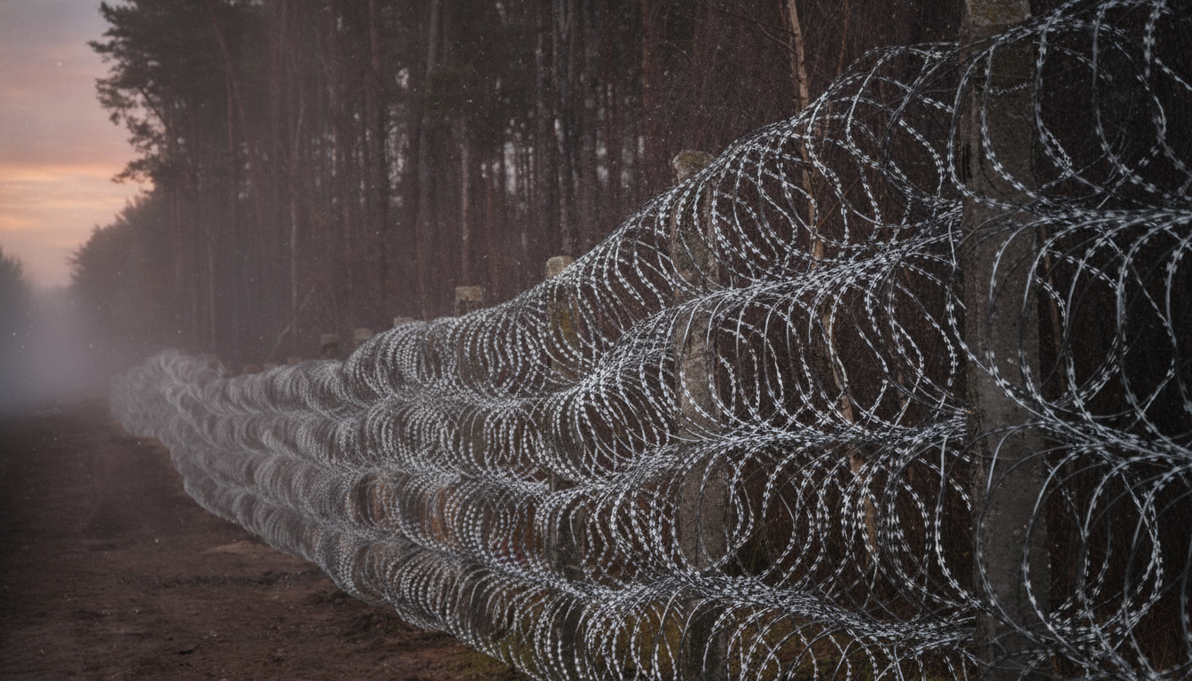 Poligon i szlaki logistyczne: nowe umocnienia Ukrainy przy granicy z Białorusią