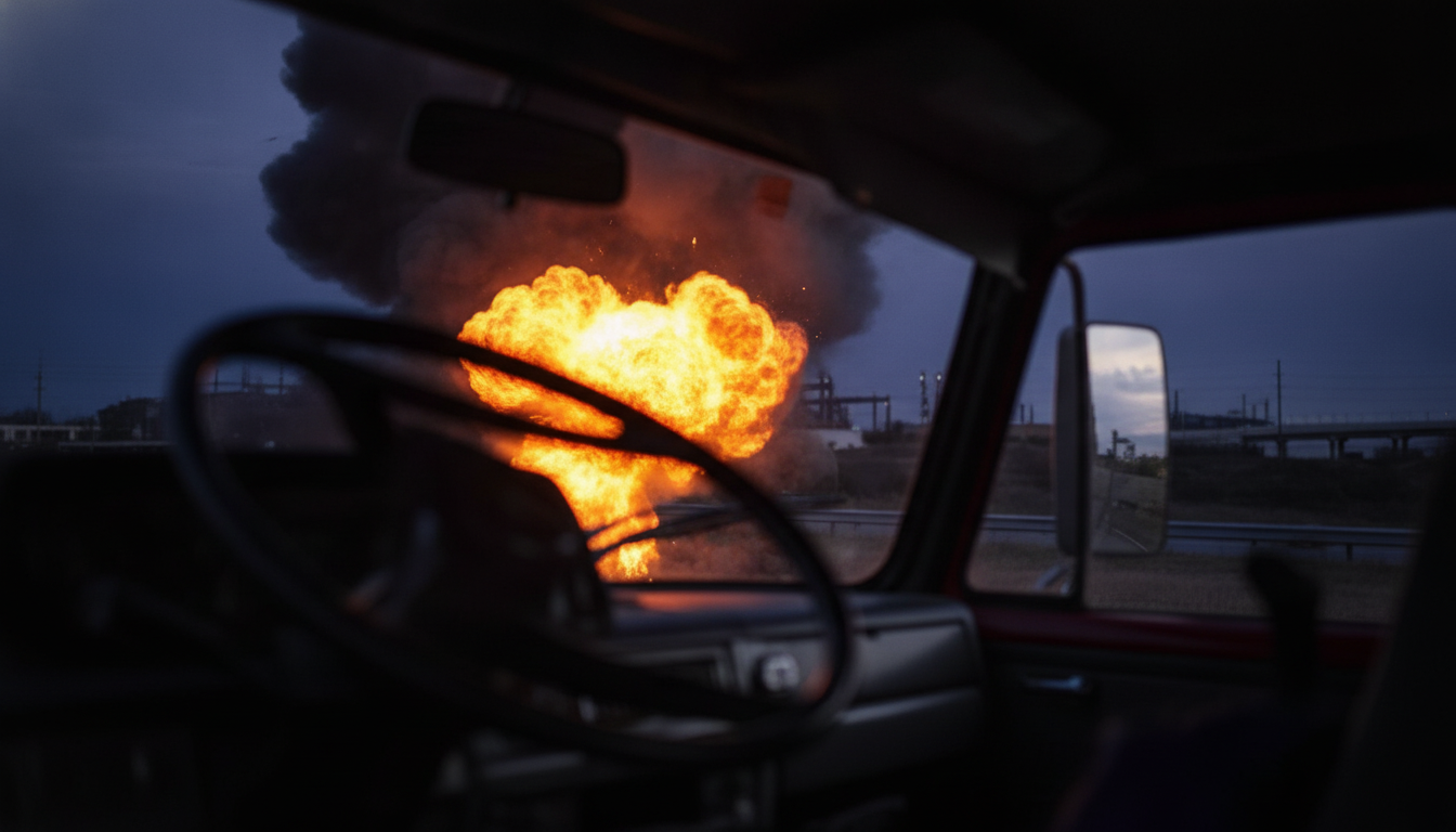 A massive fire covering 4,000 square meters broke out in the Kyiv region after a Russian attack, leaving multiple casualties.