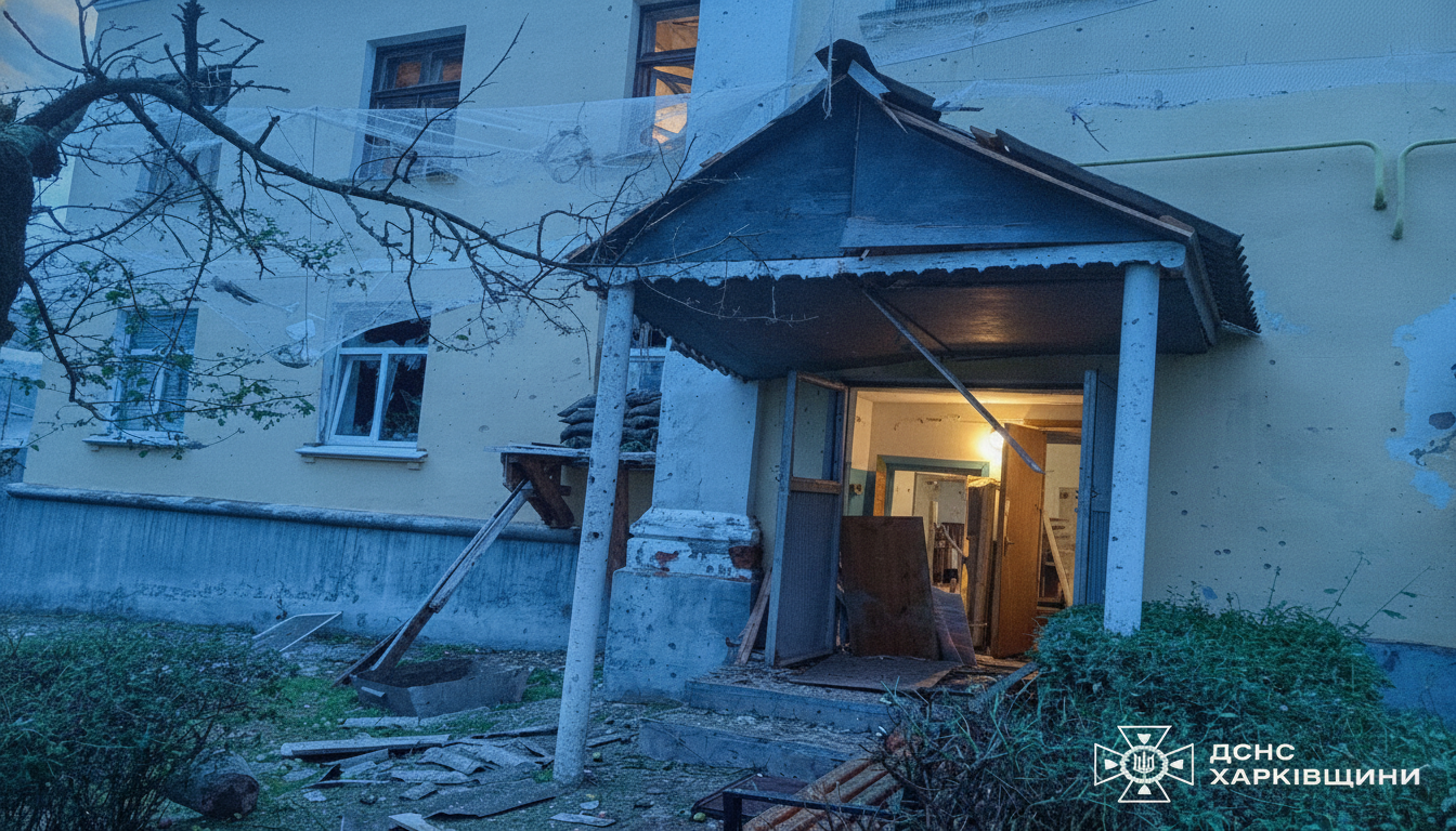 Атака дрону на рятувальників