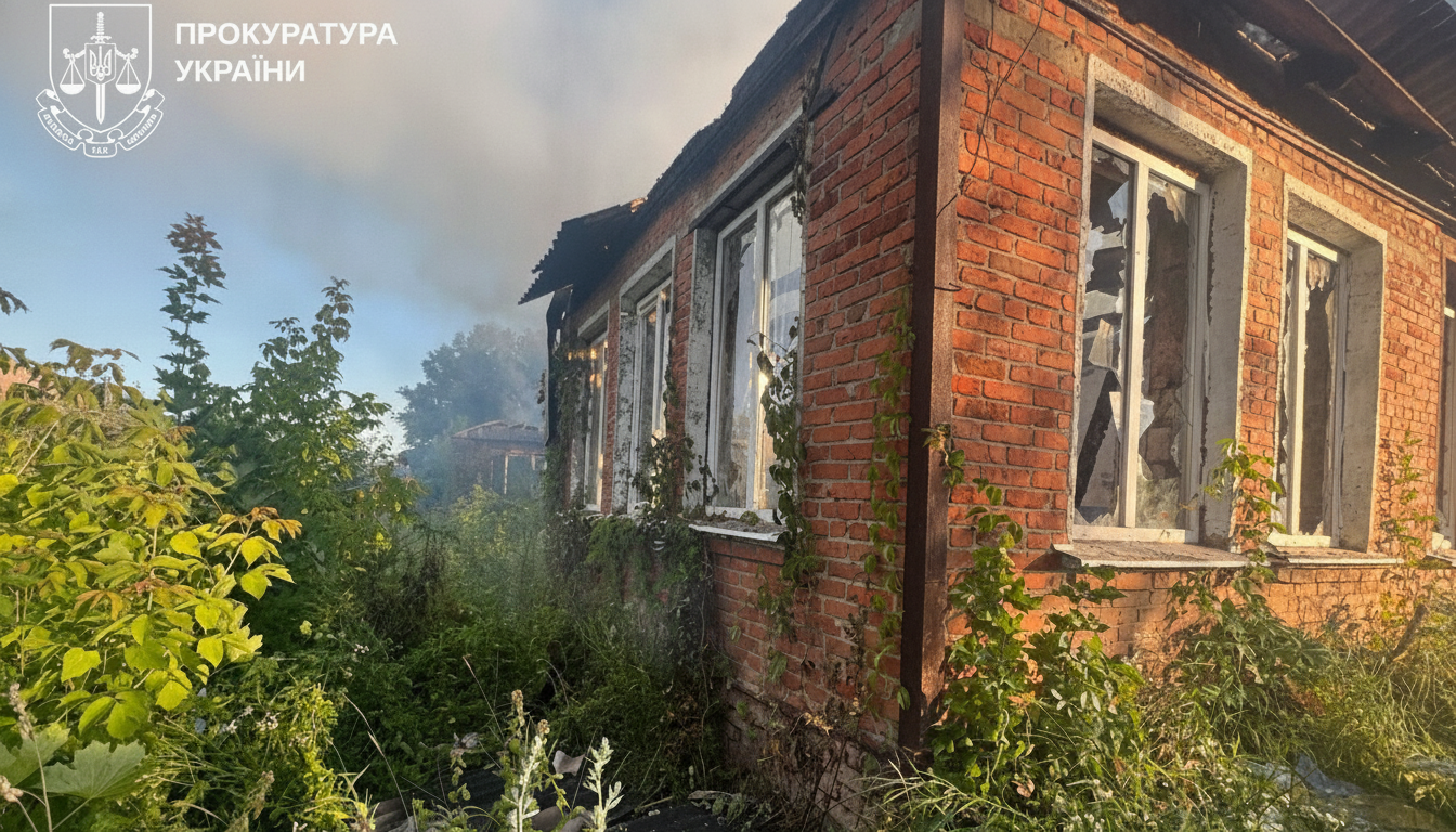 Drone Strike Wounds Three Children in Kharkiv Region Attack