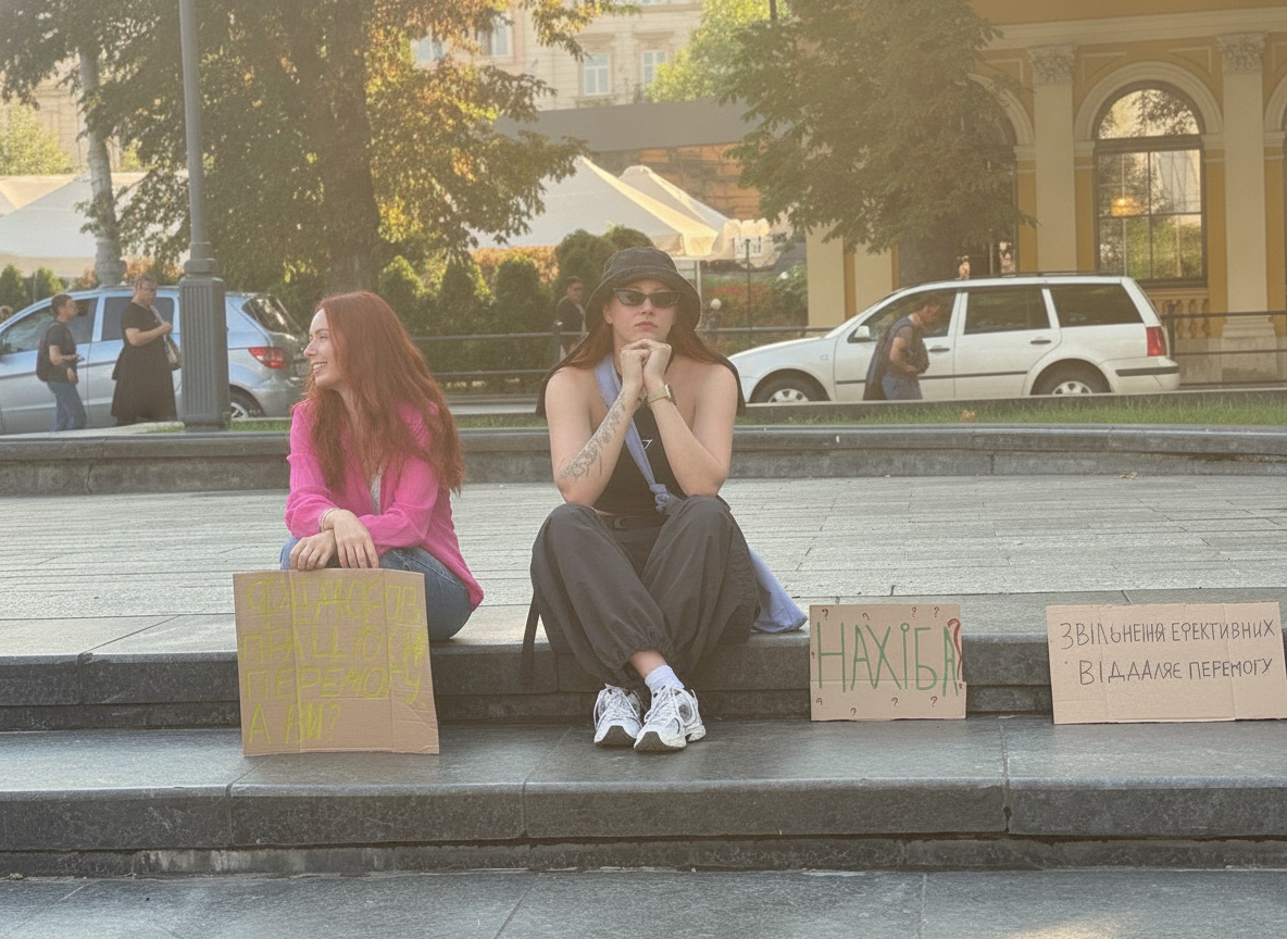 Протести в Києві через відставку