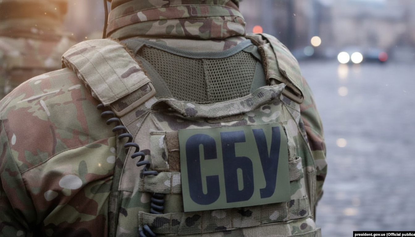 Пожежа центру ФСБ на Херсонщині