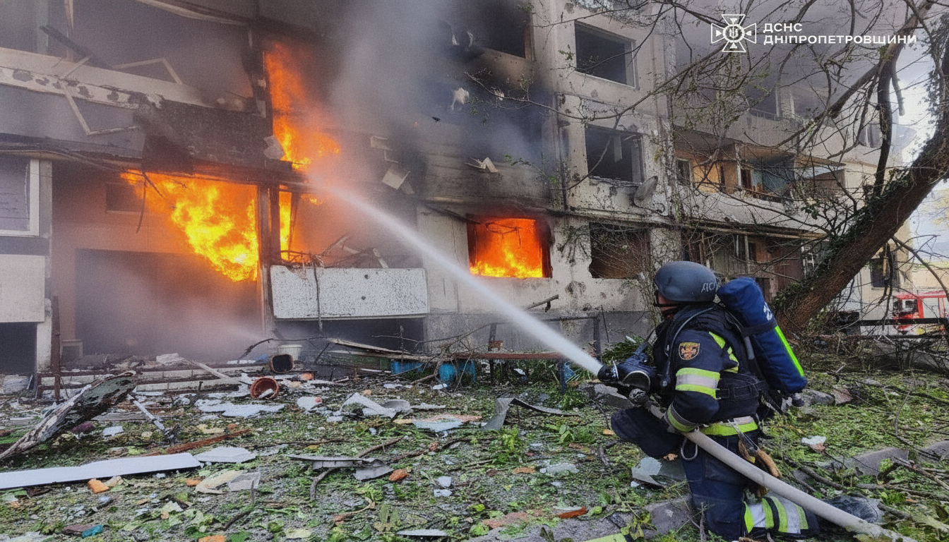 Guided Bomb Strikes Pavlohrad for First Time; Casualties Reported as Russian Forces Escalate Tactics