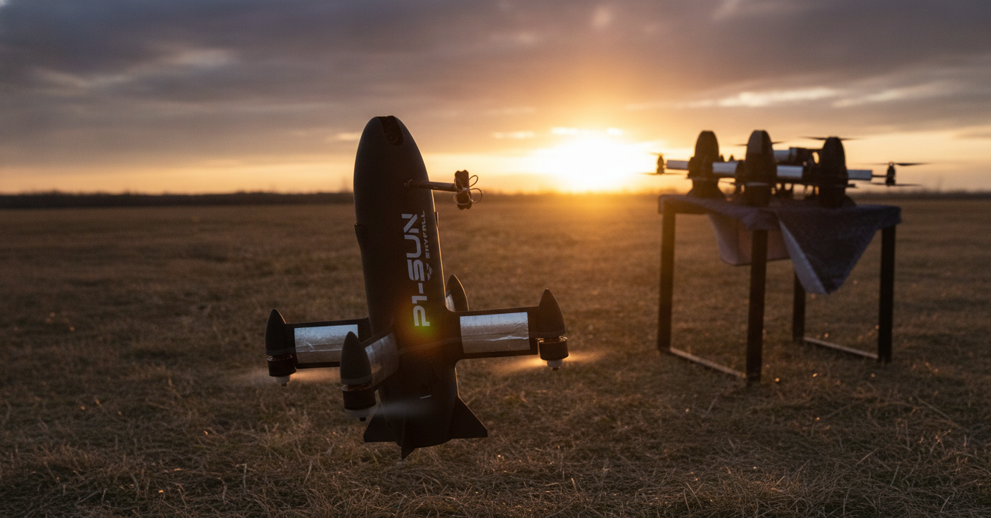 Ukraiński start-up SkyFall zaprezentował przechwytujący dron P1-SUN Jetkiller – kluczowe informacje