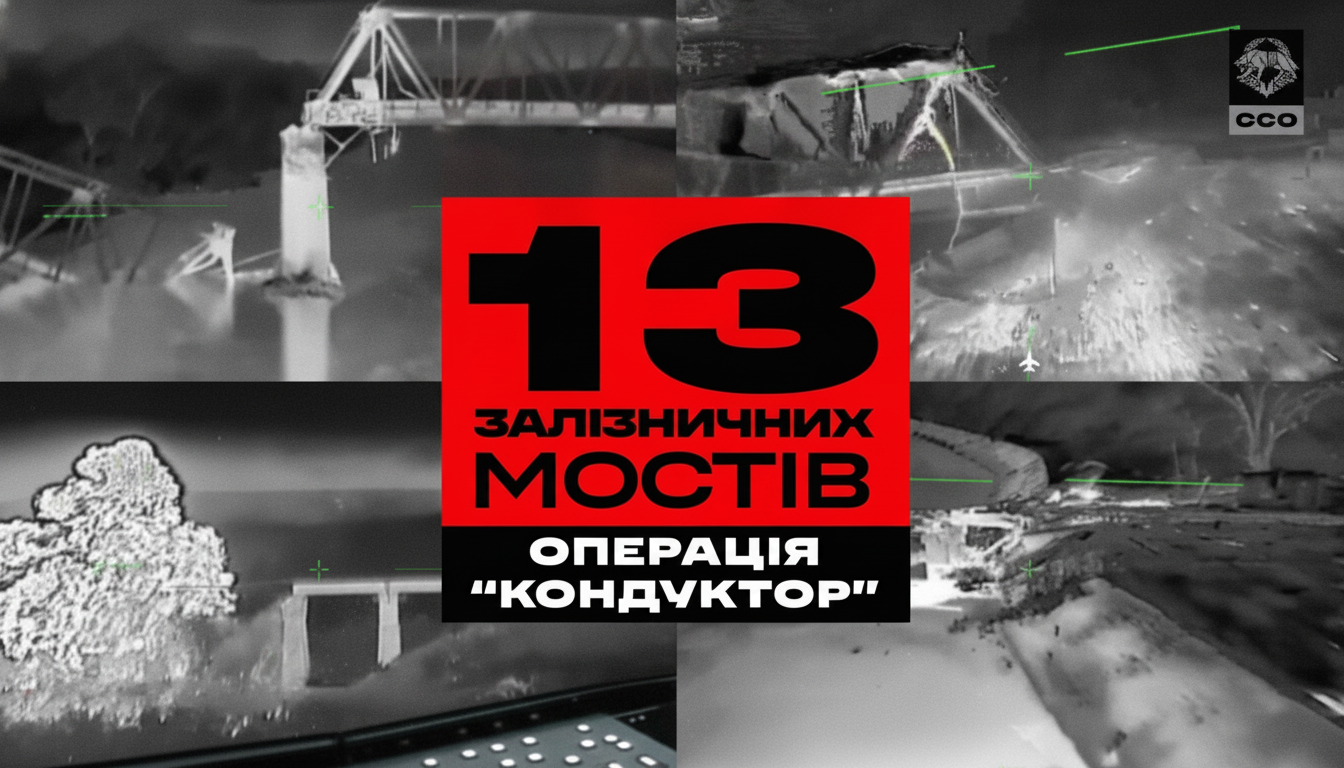 Знищення залізничних мостів окупантів