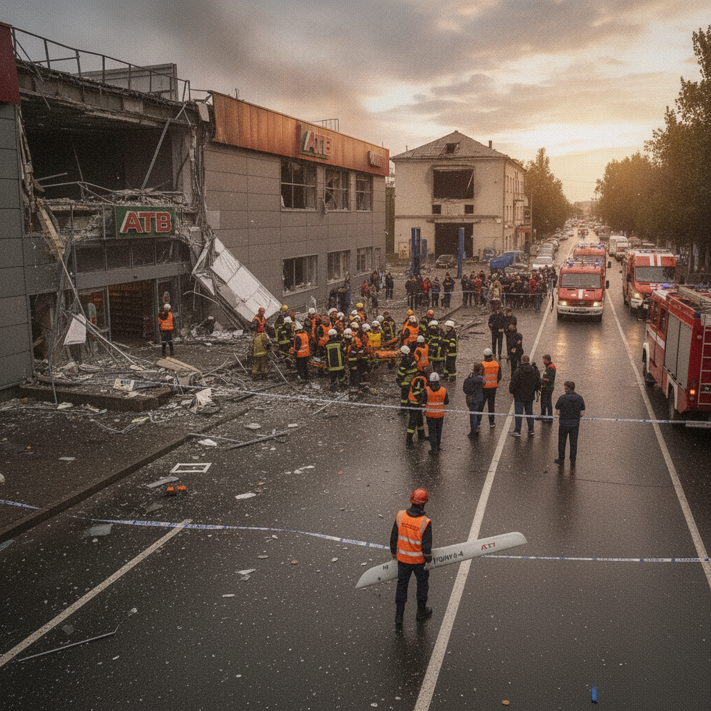 Two Dead Including a Child After Drone Hits Chernihiv Supermarket, Says Ukraine's Main Intelligence Directorate